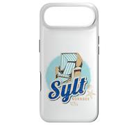 Sylt Mer du Nord Allemagne Île Rétro Chaise de Plage Coque pour iPhone Air