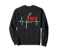 Sylt Skyline Battement de Cœur Allemagne J'aime Sylt Sweatshirt