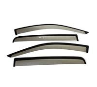 SYLTER Déflecteurs pour Auto Déflecteurs De Fenêtre Latérale pour Ford pour Ranger pour Wildtrak T6 T7 T8 2012-2021 Pare-Brise Pare-Soleil Pare-Pluie(Argent)