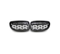 SYLTER Grille De Pare Chocs Grilles en Diamant Calandre De Voiture Pare-Chocs Avant Calandre De Course pour BMW pour E90 E91 318i 320i 325i 328i 2009-2012 Calandre Voiture(Noir Brillant)