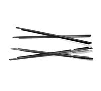 SYLTER Joint Porte Voiture Lot 4 Joints étanchéité Caoutchouc vitres extérieures Voiture pour Toyota pour Land pour Cruiser pour Prado 120 Series 2003-2009 Bande Joint Voiture