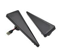 SYLTER Latéraux Dynamique 2PCS LED Clignotant Side Marker Lampe Lumière Voiture Pour MK4 Pour Satis Pour Vent Pour Avantime Pour Megane 2 Pour Scenic(NO Dynamic Black)