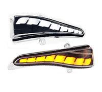 SYLTER Latéraux Dynamique Convient Pour Nissan Pour Skyline 2015-2019 2 Pièces Blanc Jaune Trun Signal Lumière LED Voiture Côté Rétroviseur Indicateur Lampe Dynamique