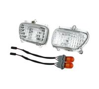 SYLTER Phare Moto Clignotants Avant Gauche Et Droit Plastique Moto pour Goldwing pour GL1800 2001-2017 Phare Moto LED(Clear)