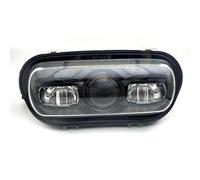 SYLTER Phare Moto Phare Avant LED Moto 9.8 Pouces Feux Croisement Et Route DRL pour Fat Bob 2008-2019 Phare Moto LED