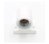 SYLUOQP Douille de lampe en céramique, porte-ampoule à vis, raccords E27 for applique murale extérieure cuicui (Size : 1 piece, Color : Bianco)