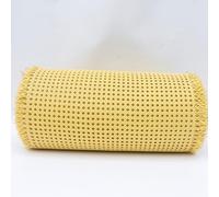 SYLUOQP Rotin Naturel tressé tissé, Meubles de Restauration de Tissage de Canne, Sangle en rotin for la réparation de chaises, Table de Chevet, Commode, projets de Bricolage(Yellow,50 * 100cm)