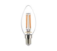 Sylvania 0027282 Toledo rétro Bougie lampe LED, verre, maison lumière, E14, 4 Watts