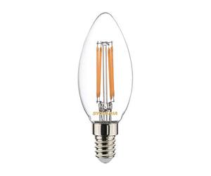 Sylvania 0027282 Toledo rétro Bougie lampe LED, verre, maison lumière, E14, 4 Watts