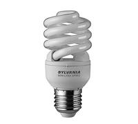 SYLVANIA Ampoule spirale à économie d'énergie pour démarrage rapide 6 000 heures 15 W (équivalent 75 W) culot à vis E27/Edison Blanc chaud