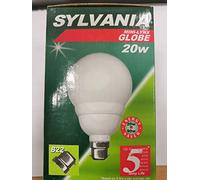 SYLVANIA AMPOULES MINI LYNX GLOBE 20W = 90 w B22