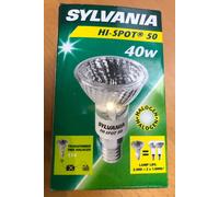 SYLVANIA Hi-Spot 40W Halogène E14 Warm White 25° Dimmable LongLife 2000h