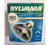SYLVANIA HI SPOT 63 50W Halogène GU10 Projecteur 25° Blanc Chaud Dimmable 2500h