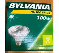 SYLVANIA Hi-Spot 95 100W Halogène E27 Inondation 10°Blanc Chaud Dimmable