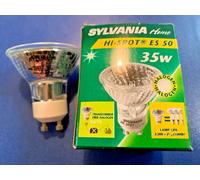 SYLVANIA Hi-Spot ES50 35W 230V Gu 10 Blanc Chaud Inondation 25° Dimmable 2.500h