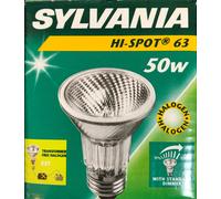 SYLVANIA Lampe Halogène Hi-Spot ES63 E27 240V 50W 10° Blanc Chaud Dimmable