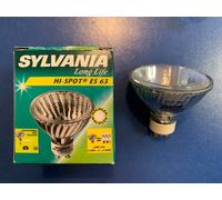 SYLVANIA Lampe Halogène Hi-Spot ES63 GU10 230V 75W 25° Blanc Chaud Dimmable