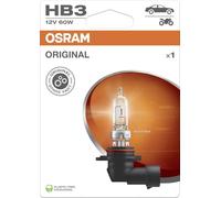 Sylvania Osram Lot de 2 ampoules halogènes homologuées HB3 9005 P20D, 12 V, 60 W