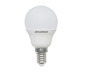 Sylvania SYL0026950 Toledo Boule Ampoule sphérique Opale Aluminium E14 Blanc