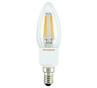 Sylvania Toledo 0027292 Rétro Compatible avec variateur d'intensité Bougie Lampe LED, verre, Home clair, E14, 4,5 watts