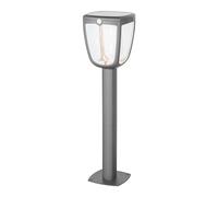 SYLVANIA YourHome Lanterne LED Solaire Extérieure sur Bollard - 345 Lumens avec Détecteur de Mouvement PIR - Éclairage de Jardin ou Allée Résistant aux Intempéries - Écoénergétique - Pack Unique