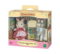 Sylvanian Families 5014 – La maman lapin chocolat et réfrigérateur – Multicolore