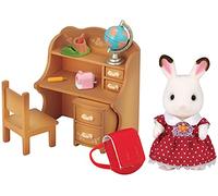 Sylvanian Families - 5016 - La fille lapin chocolat et bureau