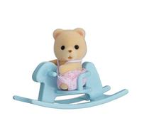 Playset Sylvanian Families Bébé ours et cheval à bascule Multicolore G