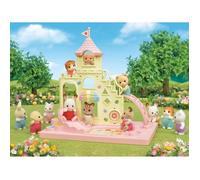 SYLVANIAN FAMILIES - 5319 - Le Château des Bébés - La Crèche, l'École - Bébé Lapin Chocolat - Mixte - 3 ans