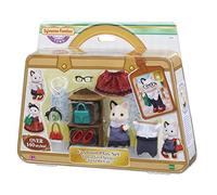 SYLVANIAN FAMILIES - La valisette de mode et grande sœur chat bicolore