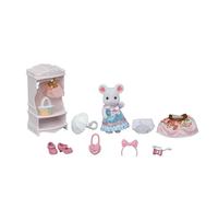 Sylvanian Families 5540 Set de jeu de mode avec souris guimauve - Set de jeu maison de poupées