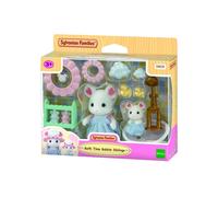 Sylvanian Families Set prêt à jouer Le bain des frères Souris Marshmallow Figurines miniatures 5805
