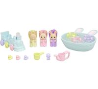 Sylvanian Families - Ensemble De Jouets Pour Bébés Triplés À L'heure Du Bain