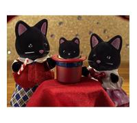 SYLVANIAN FAMILIES - La famille chat magicien - Poupée articulée - Beige - Dès 3 ans