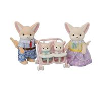 Sylvanian Families - Figurines La famille Fennec - Set 4 articulées habillées multicolore 3 ans+