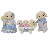 Sylvanian Families - La famille Lapin Bélier - Set 5 figurines - Plongez dans l'univers de la famille Sylvanian - Figurines animaux miniatures - Jouet enfant 3 ans et + - 5735