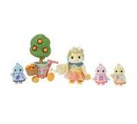 Sylvanian Families – Set de 4 figurines articulées La Famille Oiseau Citrus – Dès 3 ans (5860)