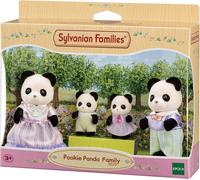 SYLVANIAN FAMILIES - La Famille Panda 5529 - Famille 4 Figurines - Mini Poupées - Multicolore