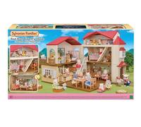 Maison de poupée - SYLVANIAN FAMILIES - Grand cottage au toit rouge - Modulable - 3 étages - Pièce secrète