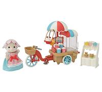 Sylvanian Families - La maman Mouton et son stand de popcorn - Set + de 20 accessoires et 1 figurine - Famille Sylvanian - Miniatures - Jouet enfant 3 ans et + - 5653