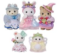 SYLVANIAN FAMILIES - La parade des bébés en costumes de princesse - 5703 - Figurines Prêt à Jouer - Mini Poupées Multicolore