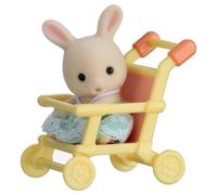 Sylvanian Families Le bébé Lapin et poussette