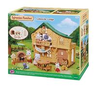 Sylvanian Families - Le chalet du lac - Set + de 10 accessoires - Plongez dans l'univers de la famille Sylvanian - Figurines animaux miniatures - Jouet enfant 3 ans et + - 5451