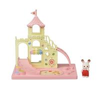 Sylvanian Families - Le château des bébés - 1 figurine Lapin incluse - Plongez dans l'univers de la famille Sylvanian - Figurines animaux miniatures - Jouet enfant 3 ans et + - 5319