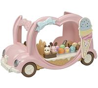 Sylvanian Families - Le marchand de glace ambulant - Set + de 30 accessoires - Plongez dans l'univers de la famille Sylvanian - Figurines animaux miniatures - Jouet enfant 3 ans et + - 5651