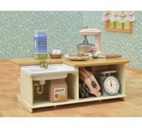 SYLVANIAN FAMILIES - Le meuble de cuisine et accessoires - Blanc - Chine - 3 ans et plus