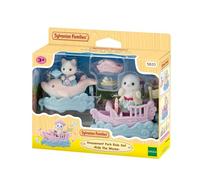 Sylvanian Families – Jouet – Le Petit Train de la mer – 2 figurines incluses – 3 ans+ – 5820