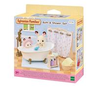 Sylvanian Families - Le Set Baignoire et Douche - 5739 - Mobilier - Mini Poupées