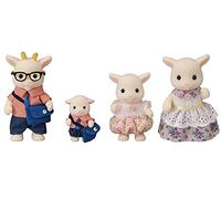 Sylvanian Families - Le Village - La famille Chèvre - 5622 - Famille 4 figurines - Mini Poupées