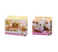 Sylvanian Families - Le Village - La Piéce A Vivre - 5339 - Meubles et Accessoires Poupée - Mini Poupées & Le Village - Le Semi Lit Double - 5019 - Meubles et Accessoires Poupée - Mini Poupées